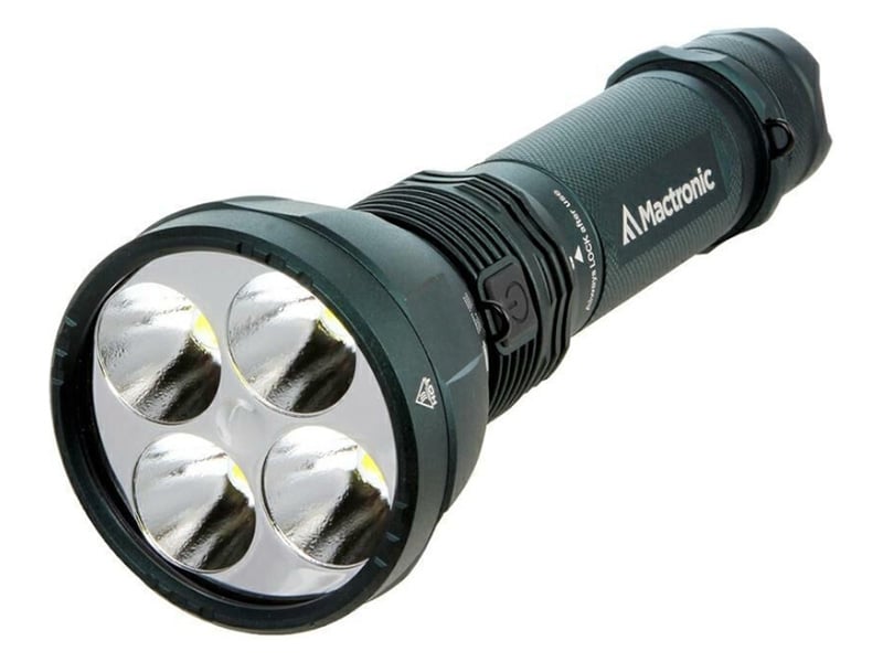 Mactronic zaklamp Blitz K12 High Power zoeklicht - 11600 lumen - Zwart
