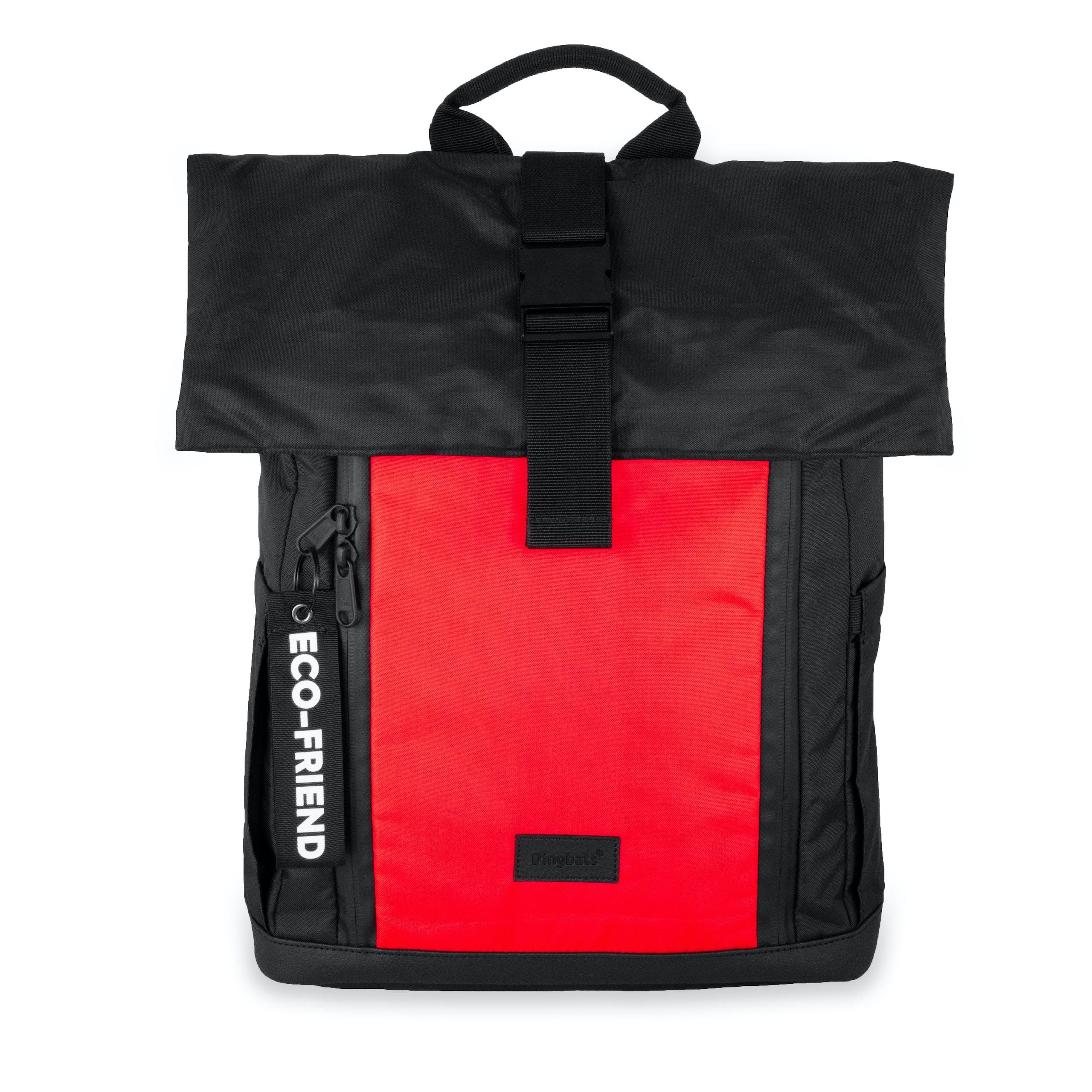 Dingbats* Rolltop Rugzak 25l - Geschikt voor 15" Laptop - Gemaakt van Gerecyclede Flessen - Stijlvol en Duurzaam