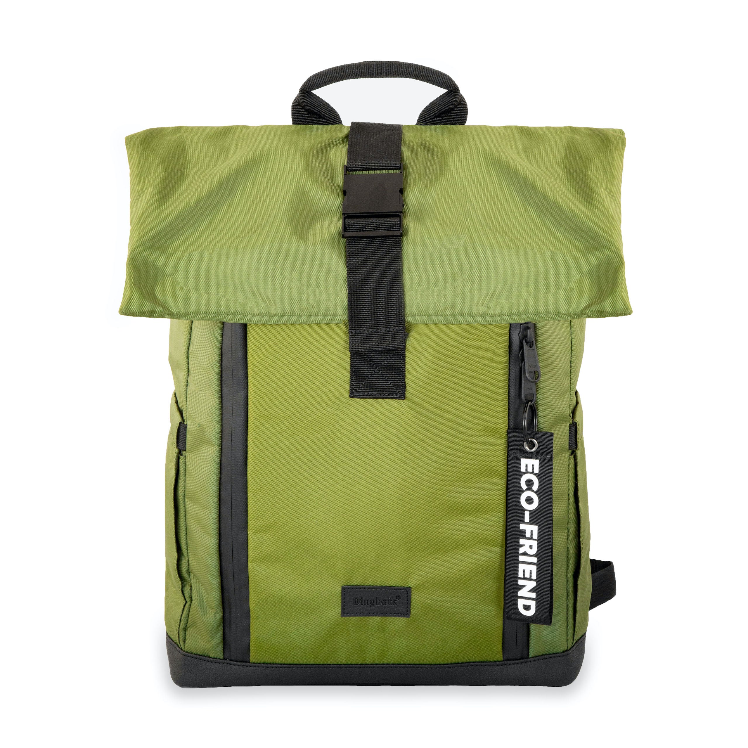 Dingbats* Rolltop Rugzak 25l - Geschikt voor 15" Laptop - Gemaakt van Gerecyclede Flessen - Stijlvol en Duurzaam