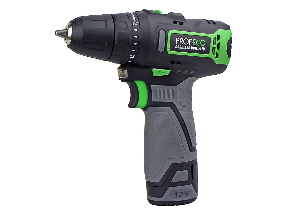 Profeco D12 accuboormachine 12V 1,3Ah - Schroefboormachine met accu en oplader