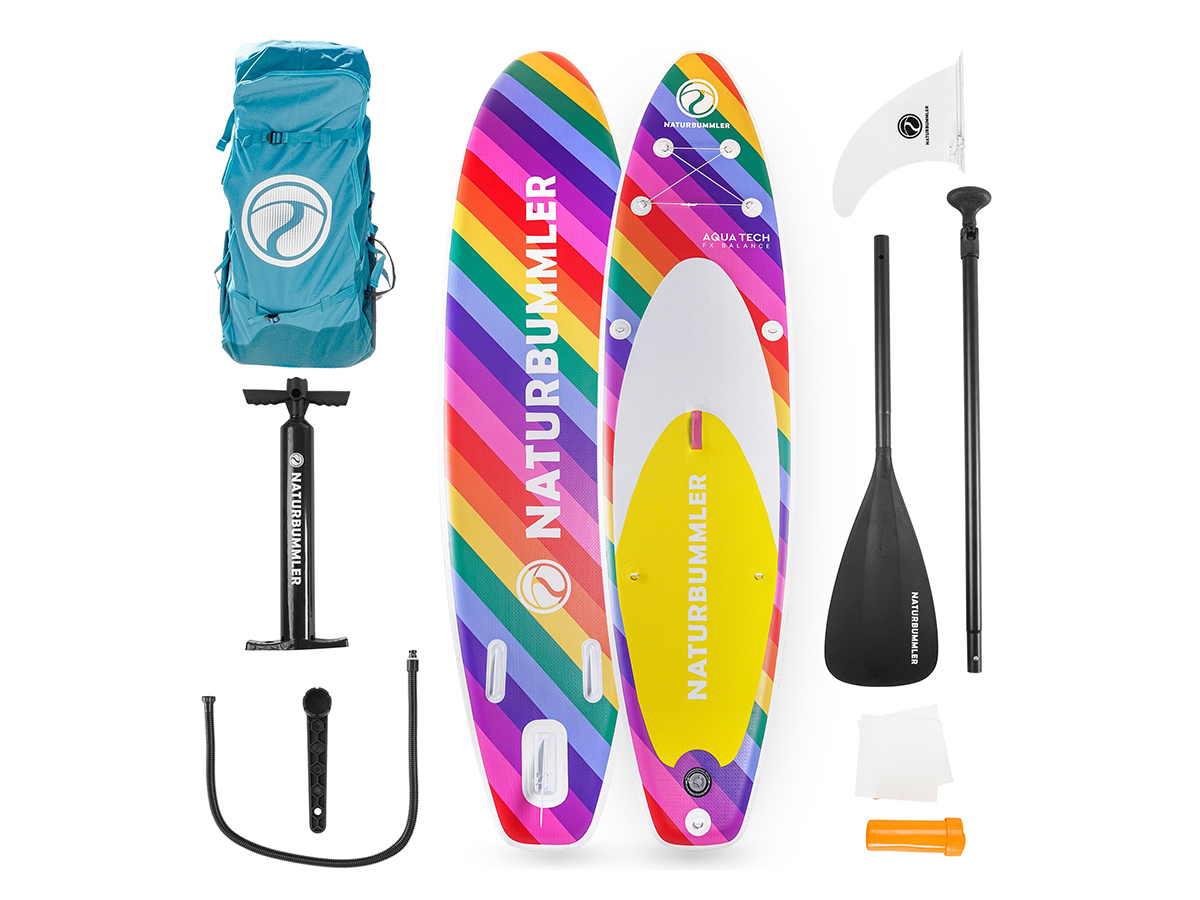 Naturbummler 330 cm Rainbow SUP board