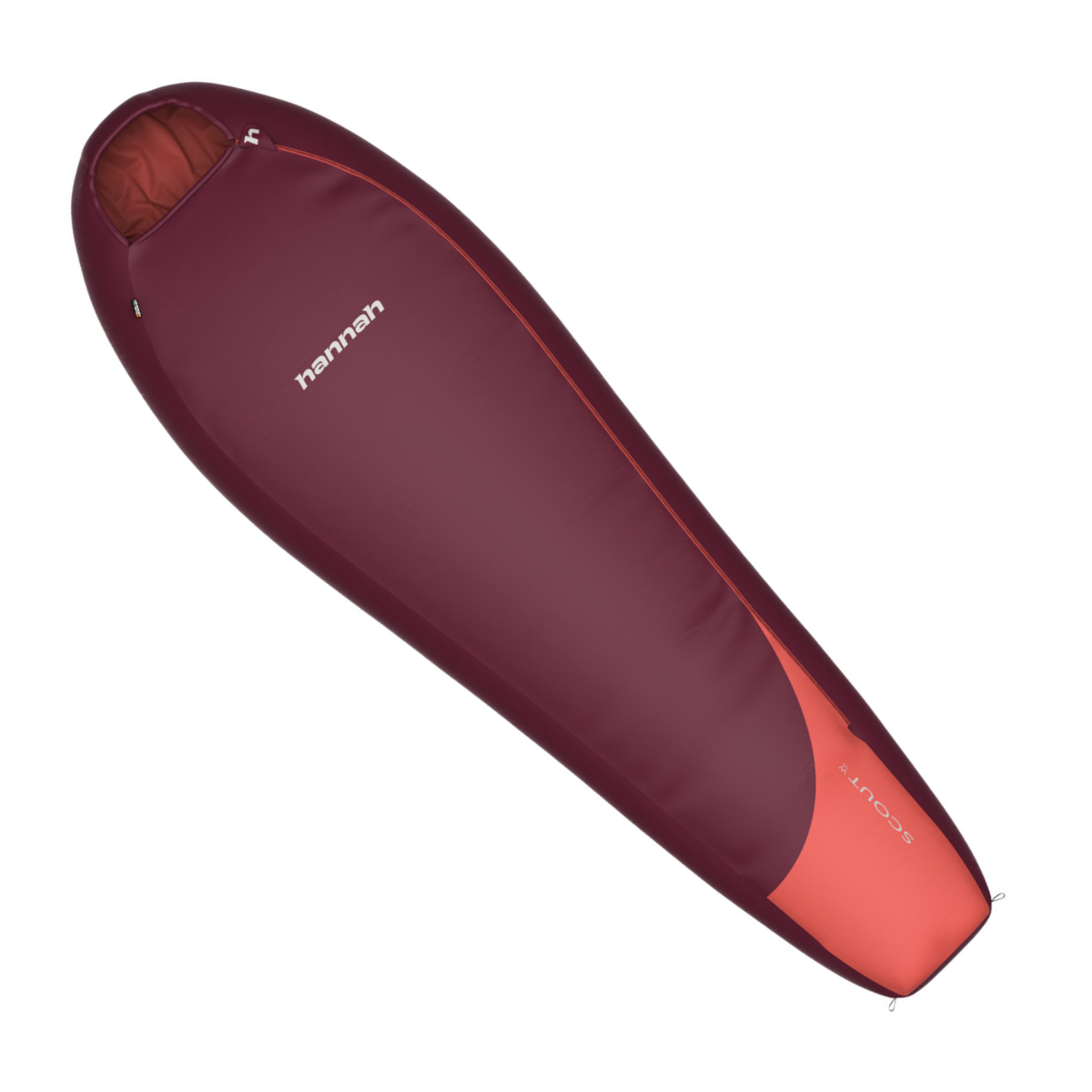 Hannah Outdoor mummyslaapzak Scout W 120 dames links -10°C - Rood