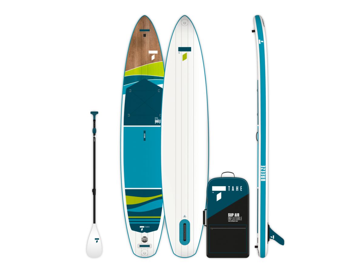 TAHE 12&apos;6 x 30" Breeze Wing Air inflatable SUP pakket