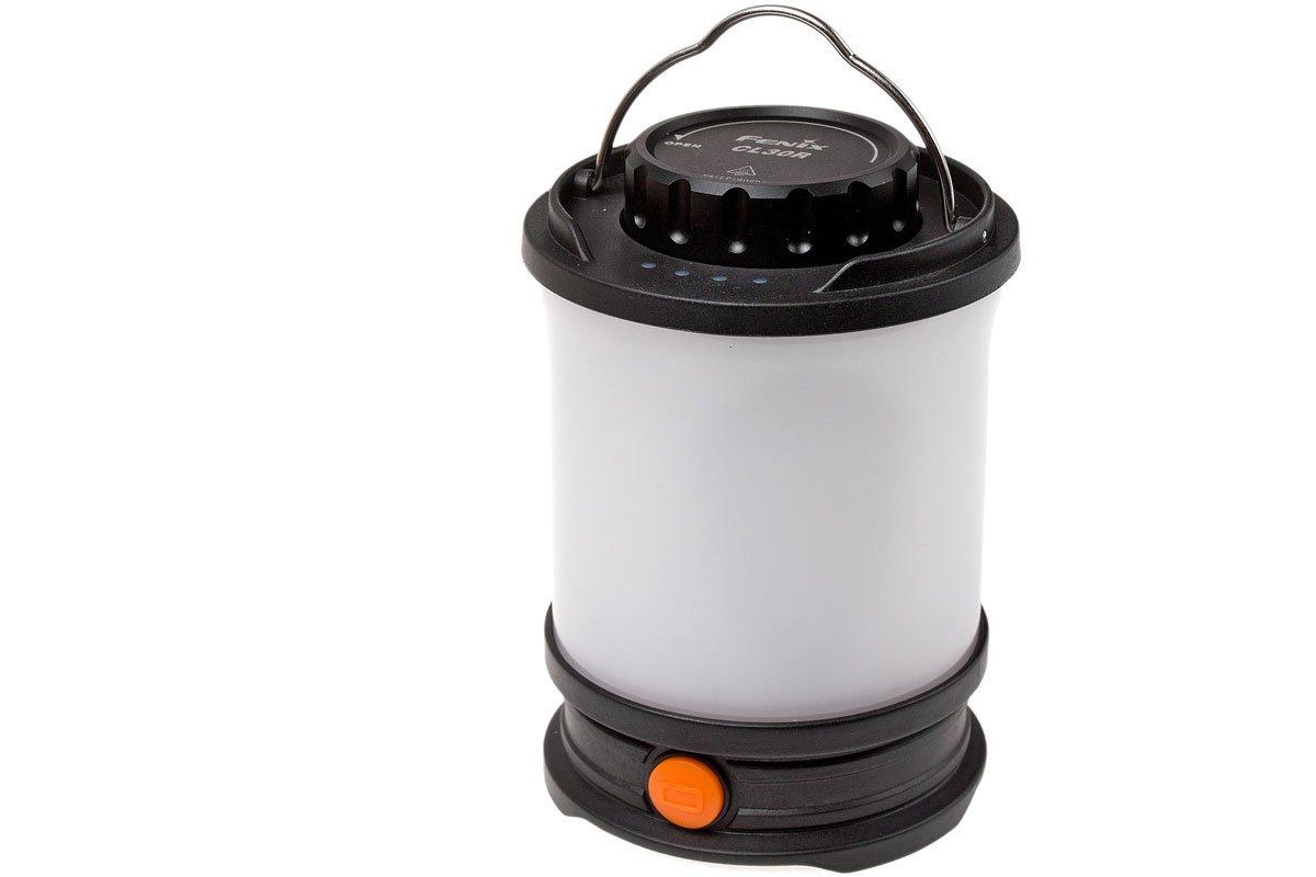 Fenix CL30R Campinglamp FECL30R Oplaadbare Campinglamp, Zwart, 650 Lumen, Kunststof, Aluminium