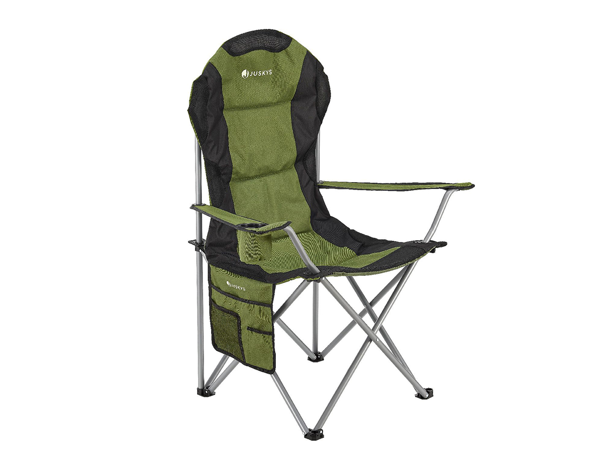 Inklapbare Campingstoel / Vouwstoel Lido - Groen - Incl. Opbergtas