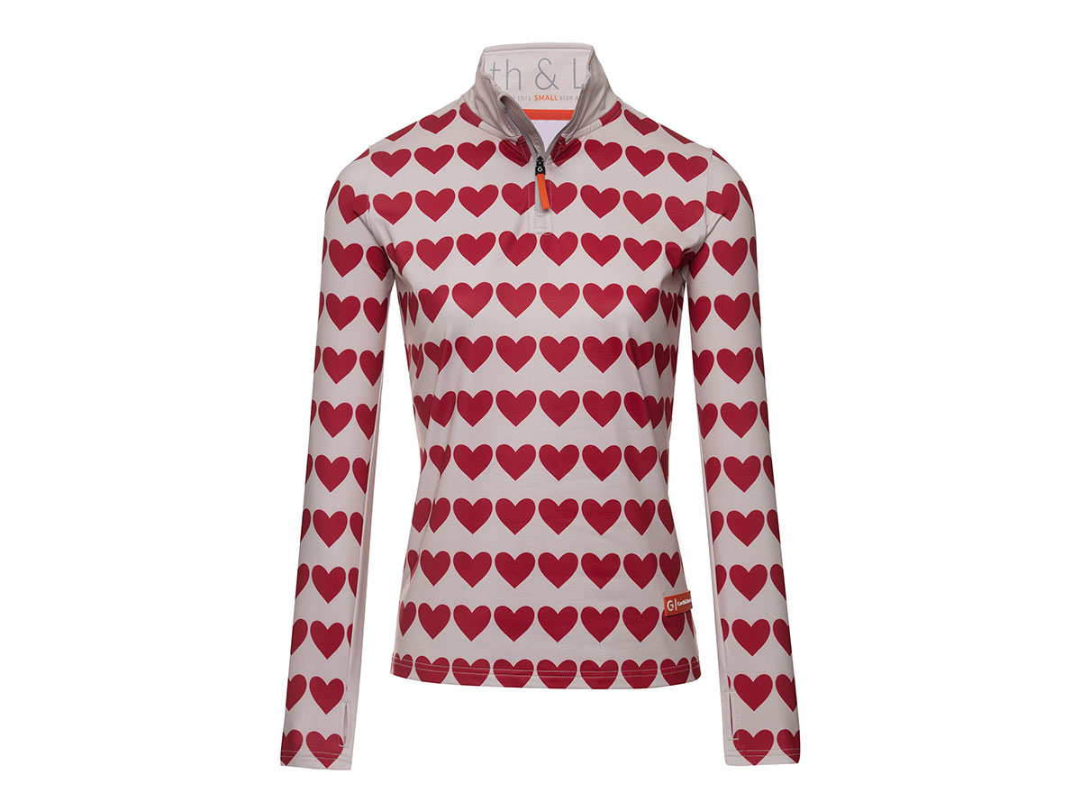 Gareth & Lucas Skipully The Twenty-Seven - Dames L - 100% Gerecycled Polyester - Midlayer Sportshirt - Wintersport