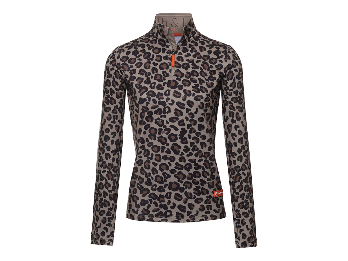 Gareth & Lucas Skipully The Twenty-Six - Dames L - 100% Gerecycled Polyester - Midlayer Sportshirt - Wintersport