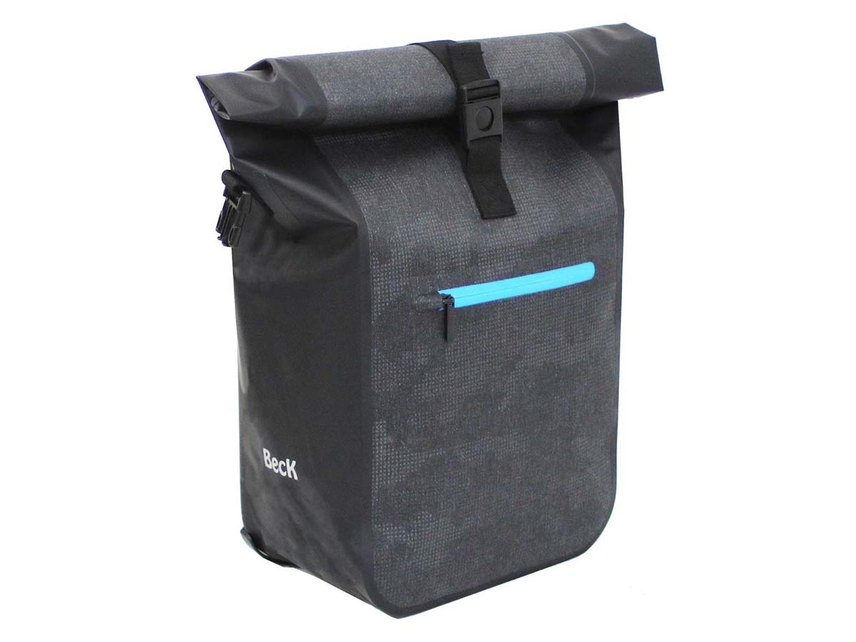 Beck Base -Enkele fietstas e bike - waterdicht - Blauw - 18L