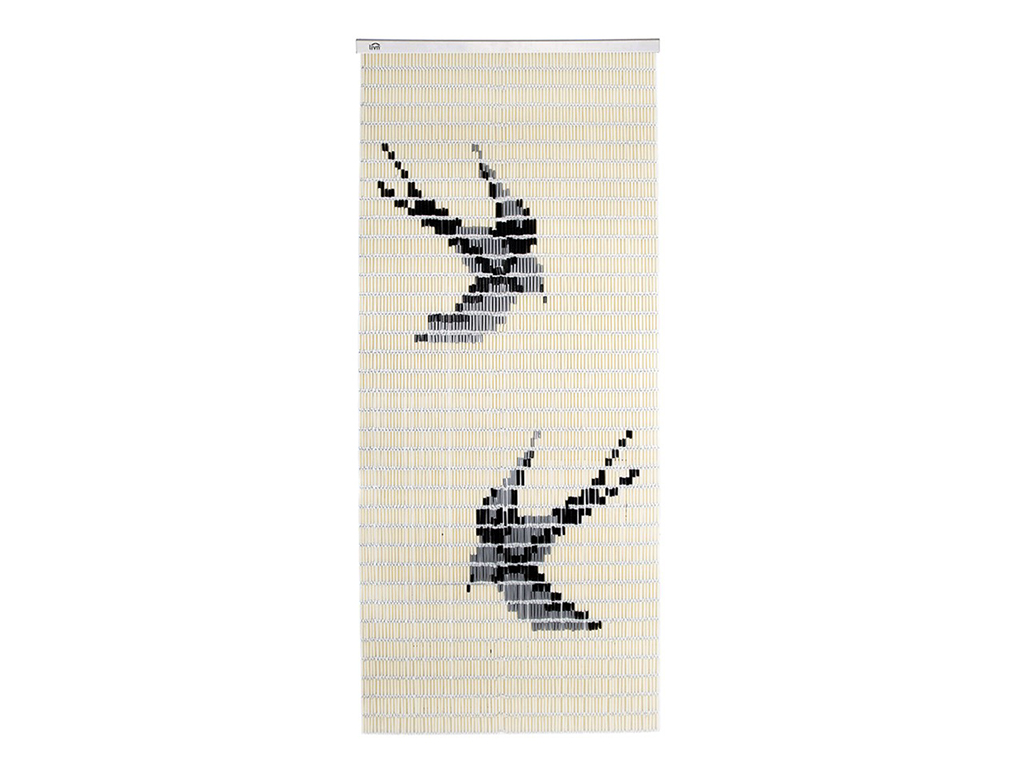 Livn deurgordijn Tube zwaluwen 90x210cm