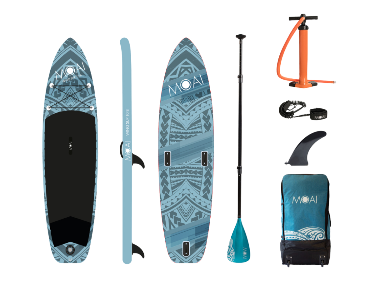 MOAI WING PADDLE BOARD 10'8 Opblaasbaar SUP Board Set