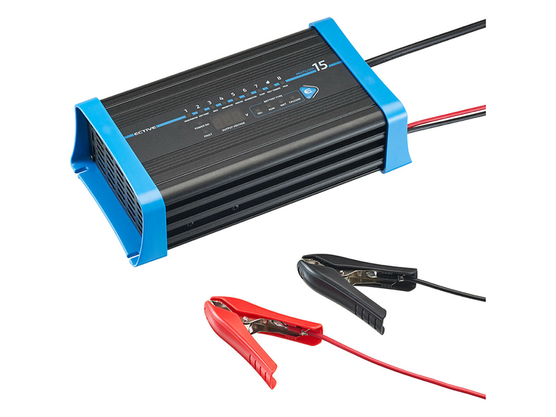 Ective batterijlader Multiload 15A 12V voor AGM/GEL/loodzuurbatterijen