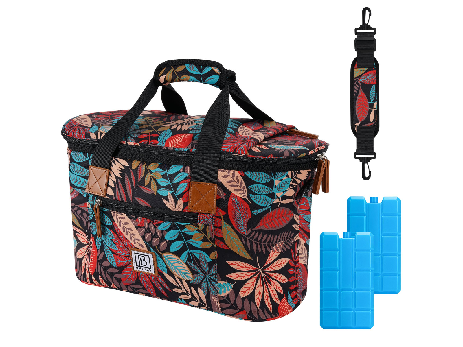 Brisby 4 Laags Geïsoleerde Koeltas - Boodschappentas 21 Liter -Jungle