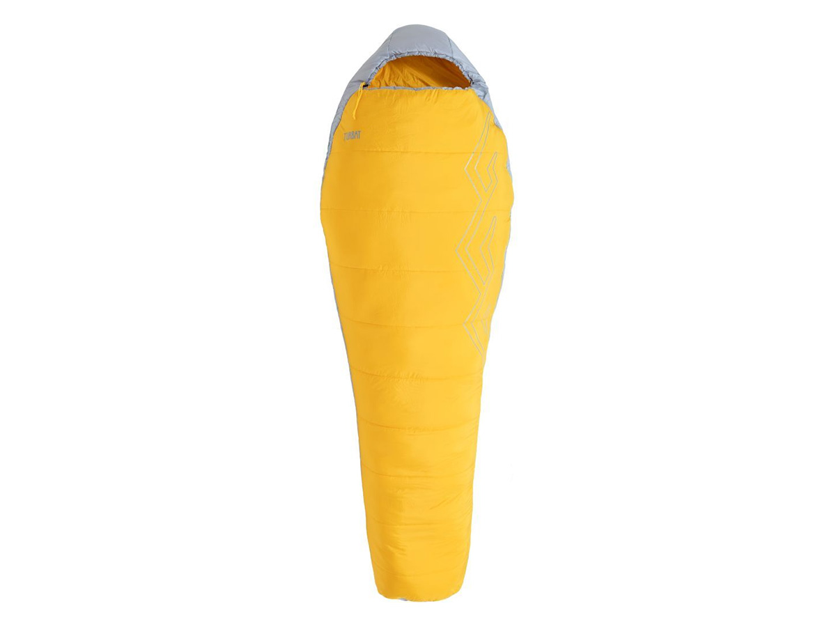 Turbat mummyslaapzak Tourer Summer Gold Fusion - Dawn Blue -6°C - Geel