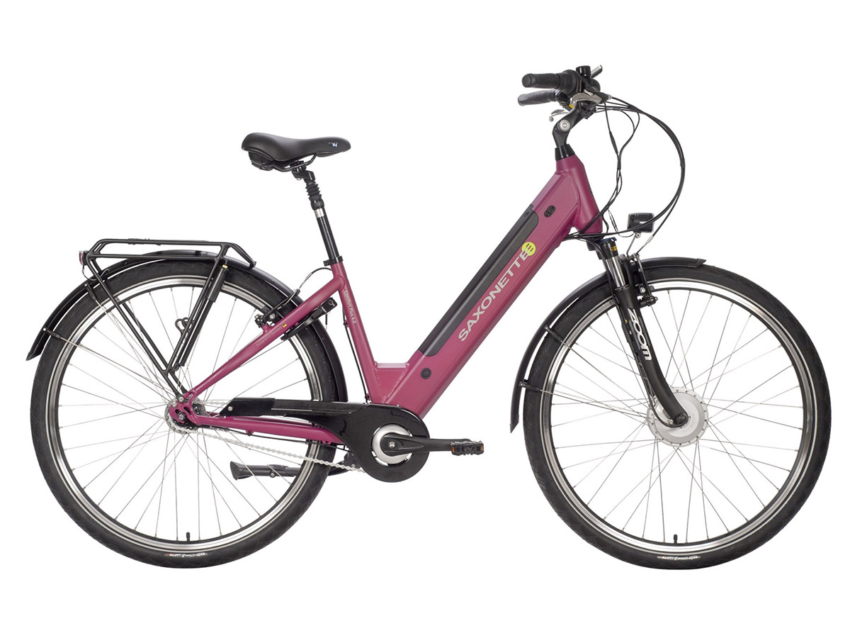 Elektrische damesfiets Comfort Plus 4.0, 42 cm, Nxs 7, rood