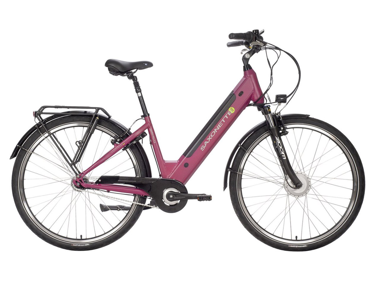 Elektrische damesfiets Comfort Plus 4.0, 45 cm, Nxs 7, rood