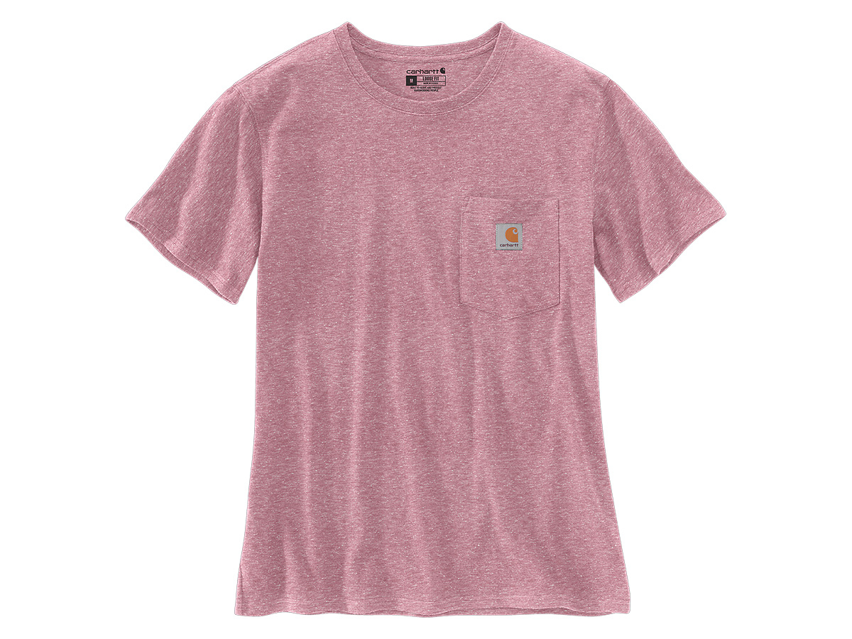 Carhartt K87 Foxglove Snow Heather Dames T-shirt