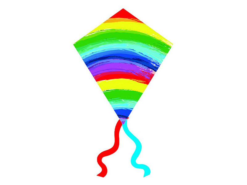 Diamond Rainbow vlieger