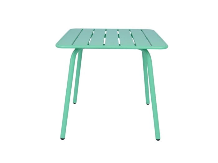 MaximaVida Max 80 cm metalen vierkante tuintafel - Blue