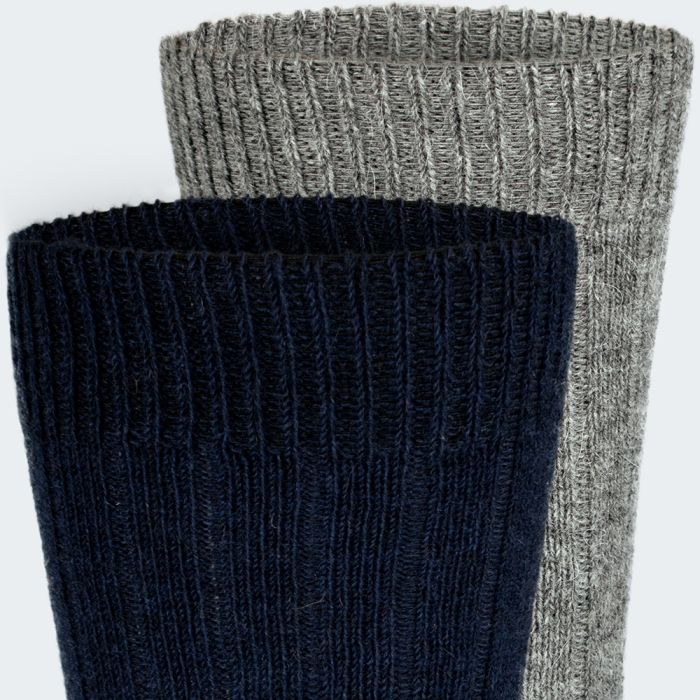Black Snake Blue/Grey 2-pack alpaca schapenwollen sokken Black Snake Blue/Grey 2-pack alpaca schapenwollen sokken
