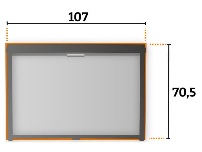 Remis Remiflair I Combirollo créme - 107 x 70,50 cm