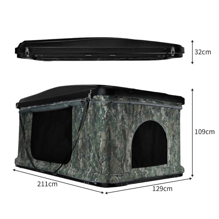 Monstershop Camouflage 2-3 persoons daktent