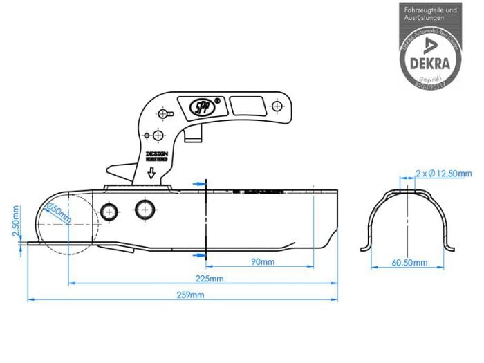 ProPlus 60 mm ronde koppeling