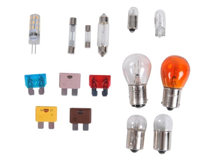Caravan reservelamp set