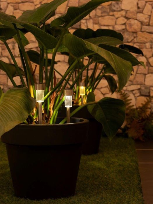 Luxform Siena set van 8 solar buitenlampen