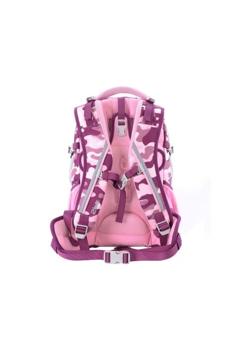 2be School Backpack Rugzak Roze Bourgondië