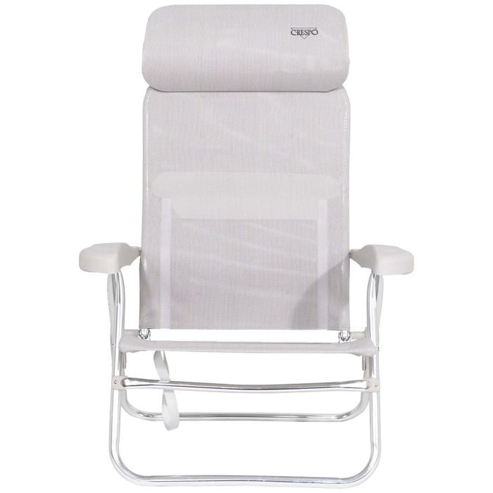 Crespo AL-205 Compact Light Grey strandstoel