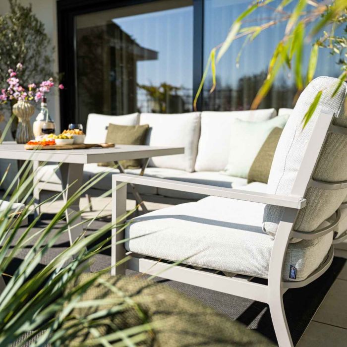 Garden Impressions Senja sand - 4-delig - R - loungediningset