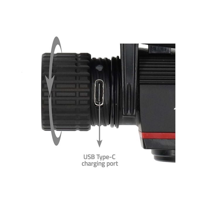 Nedis LHLR10WBK LED hoofdlamp