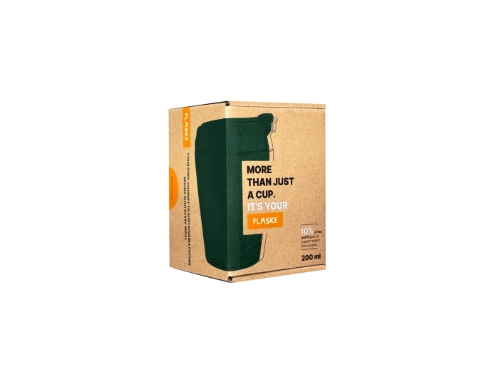 FLASKE 200 ml RVS Koffiebeker to Go - Sunrise