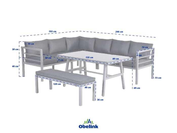 Outdoor Feelings Bahama loungeset