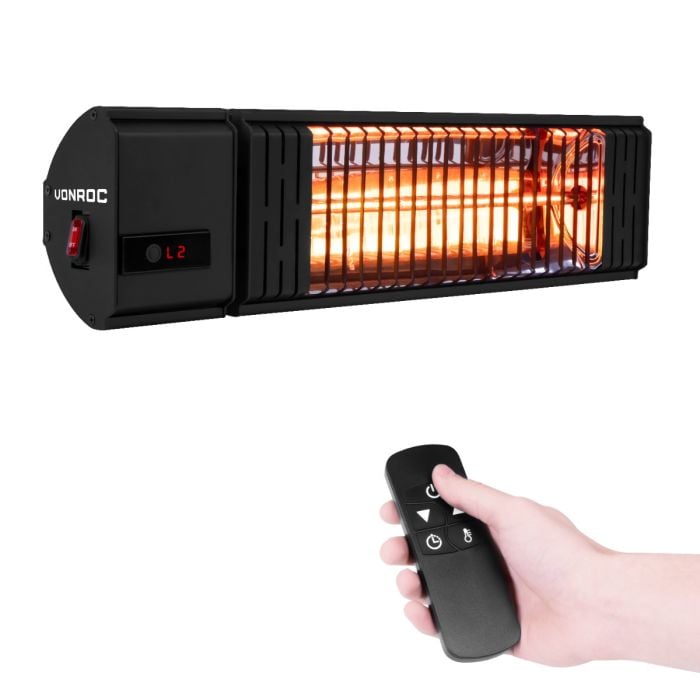 VONROC Volsini PRO 2000 watt terrasverwarmer
