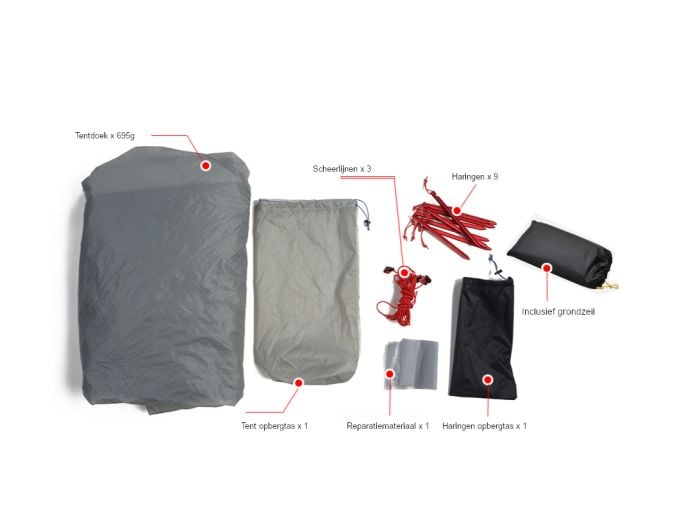 3F UL GEAR PRO 4 seizoenen 1-persoons tent - Green