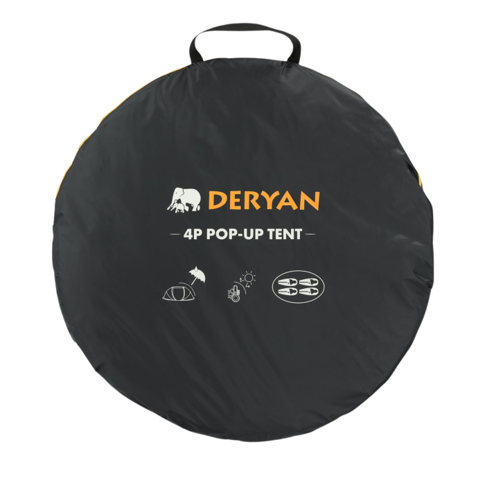 Deryan 4P Pop-Up Tent – Navy