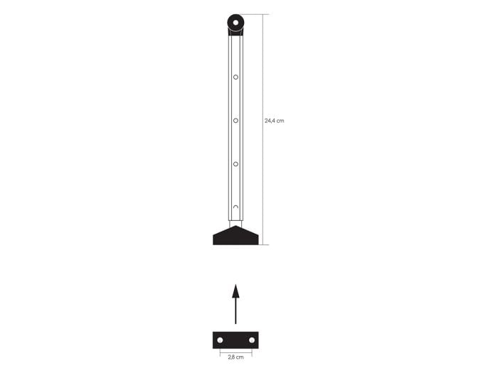 Obelink klik-klak raamuitzetter - 24,4 cm