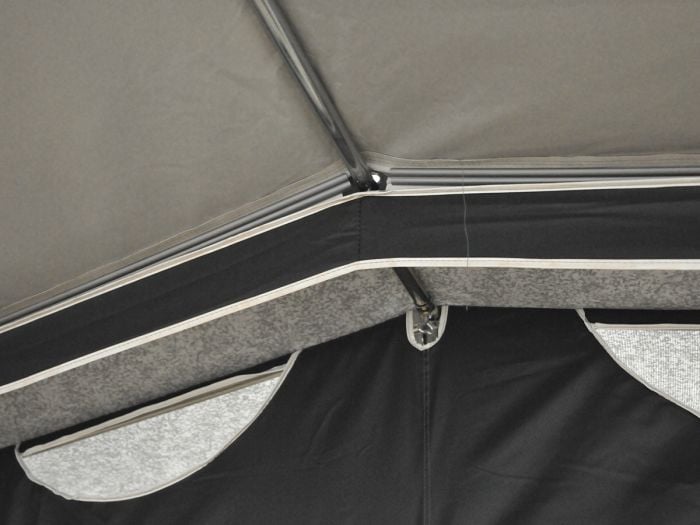 Hypercamp TC voortentluifel laag maat 2 (126 - 136 cm) antraciet