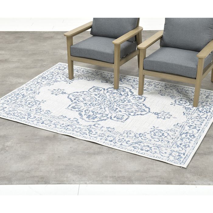 Garden Impressions Agusto blauw 160x230 cm buitenkleed