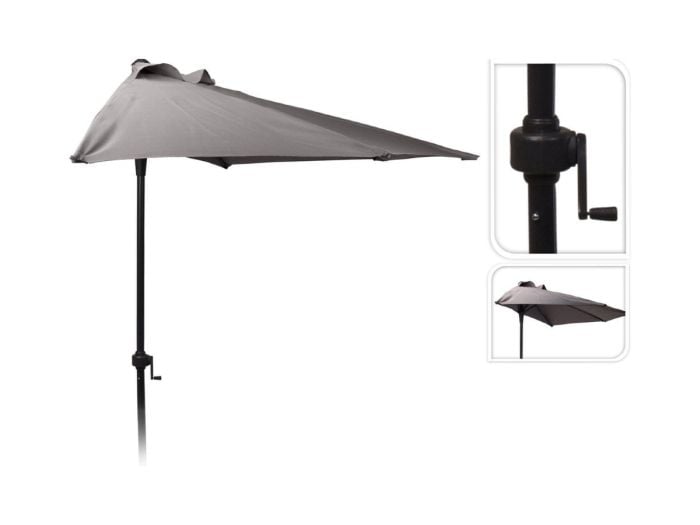 Relaxwonen antraciete balkon parasol