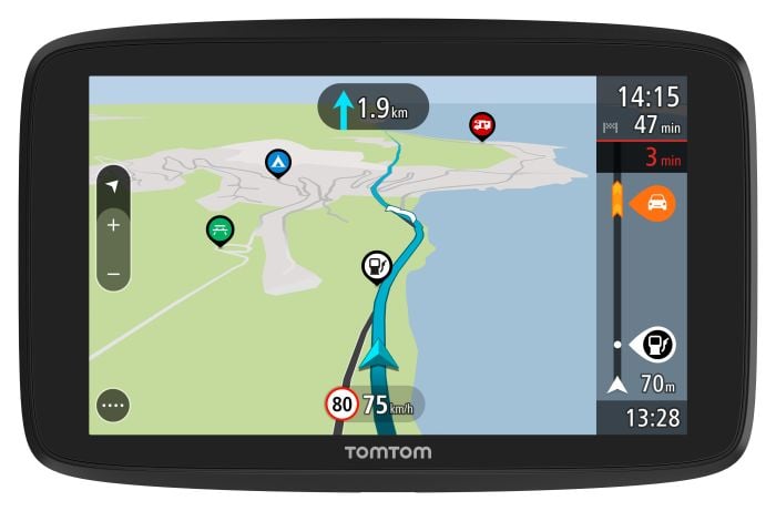 Oceaan In beweging het formulier TomTom Go Camper Tour Navigatie