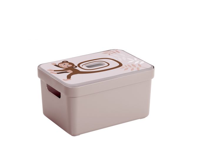 helpen Giotto Dibondon campagne Sunware Sigma home 5 liter aap opbergbox met deksel