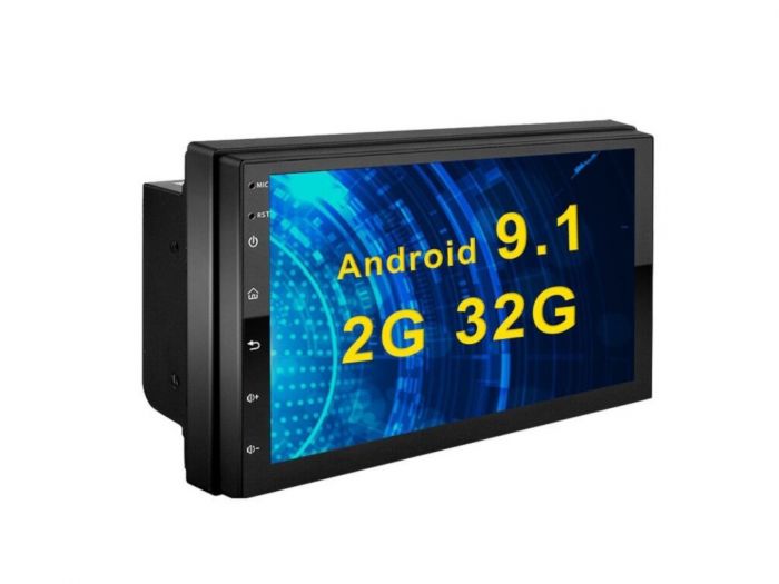 straffen goud hoek TechU™ T128 2 Din 7.0 inch Touchscreen autoradio