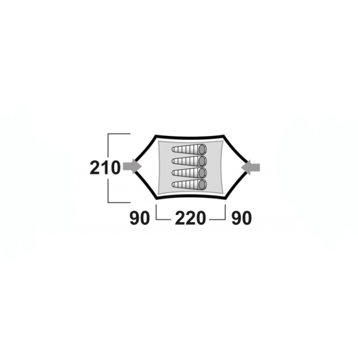 値下げ【レア物】 Husky Bright4 Tent - 4 Man 値下げ【レア物】 Husky Bright4 Tent - 4 Man アウトドア