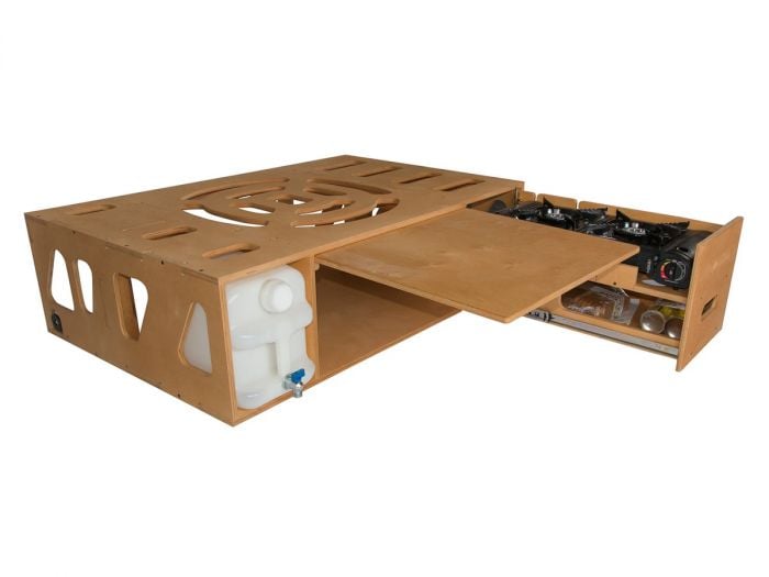 Moonbox Campingbox Système de couchage Cuisine de camping Van/Bus Type 119  Minicamper Camper Camper Module Matelas pliable Materaze Transporter Table  Premium : : Sports et Loisirs