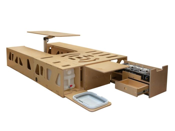 Moonbox Van/Bus 115cm Modify Speciale Campingbox met tafel