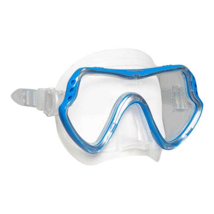 Atlantis Samana Pro Snorkelset - White/Blue