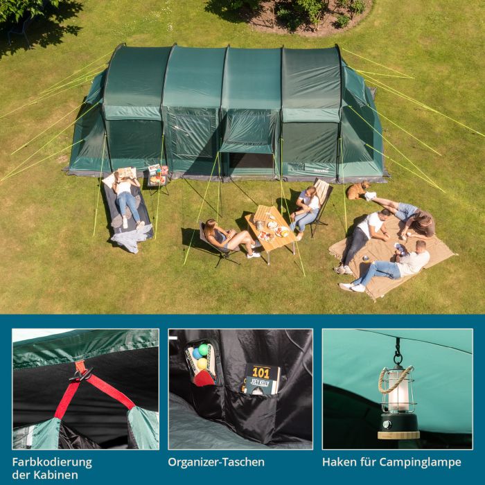 Skandika Montana 8 Sleeper Tunneltent