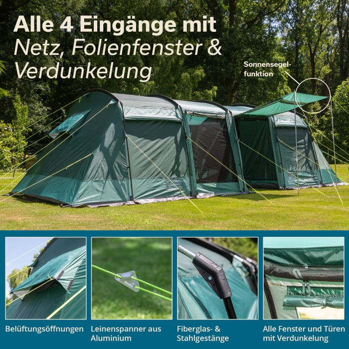 Skandika Montana 8 Sleeper Tunneltent